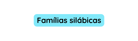 Famílias silábicas